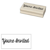 Vous êtes Invité Tampon en caoutchouc (Tamponné)