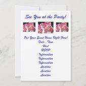Vous êtes invités ! À la fête ! invitations (Dos)
