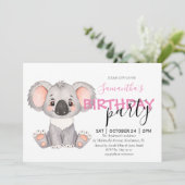 Vous êtes invités à une 1ère Invitation Koala-tast (Debout devant)