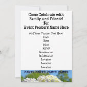 Vous êtes invités ! Invitations pour fête, fête, f (Dos)