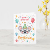 "Vous êtes Koala-ty !" Carte d'anniversaire adorab (Fleur jaune)