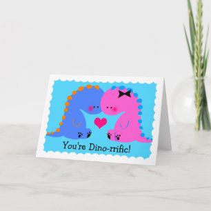 Vous êtes la carte Cute Dinosaur dinorgieuse