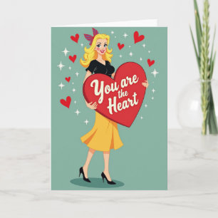 Vous êtes la carte d'amour de mon cœur