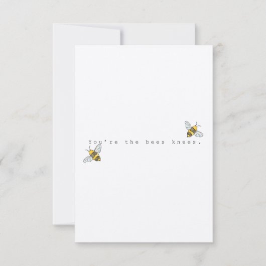 Vous êtes la carte de voeux des abeilles (Devant)