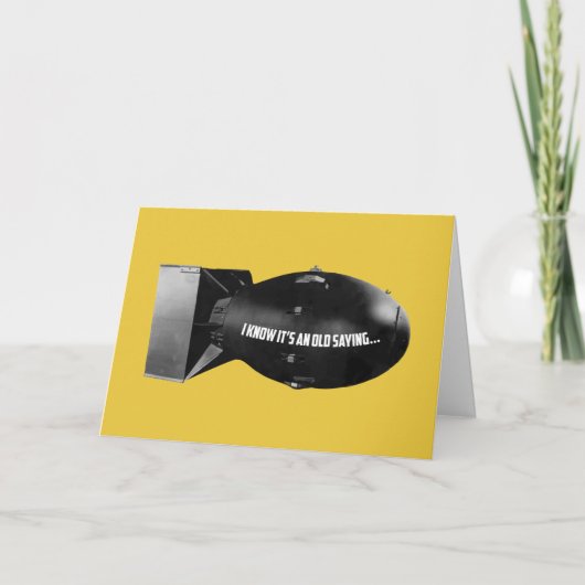 Vous êtes la carte des amis de la bombe atomique (Devant)