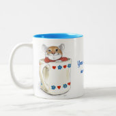 "Vous êtes la crème tasse de souris en mon café" (Gauche)