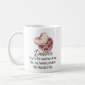 Vous êtes la douceur dans ma vie - Mug à café cade (Gauche)