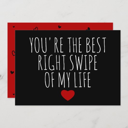 Vous êtes la meilleure balançoire de ma vie Carte  (Devant / Derrière)