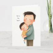 Vous êtes la meilleure carte de fête du Père (Devant)