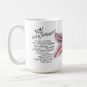 VOUS ÊTES LA MUG AIMÉE DE DIEU LILY RED WHITE (Gauche)