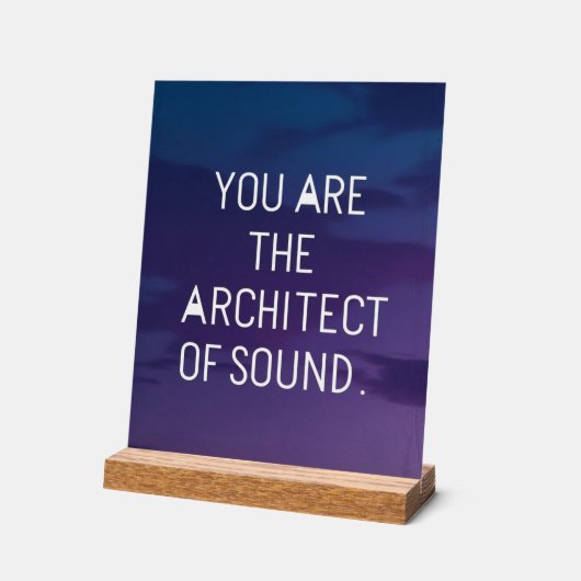 Vous Êtes L'Architecte De Sound (Angle)