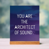 Vous êtes l'architecte du son (Neutre)