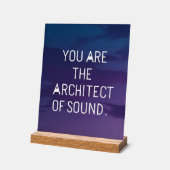 Vous êtes l'architecte du son (Angle)