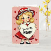Vous êtes le cœur Carte de la Saint-Valentin (Fleur jaune)