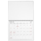 Vous êtes le grand calendrier des genoux de l'abei (Feb 2027)