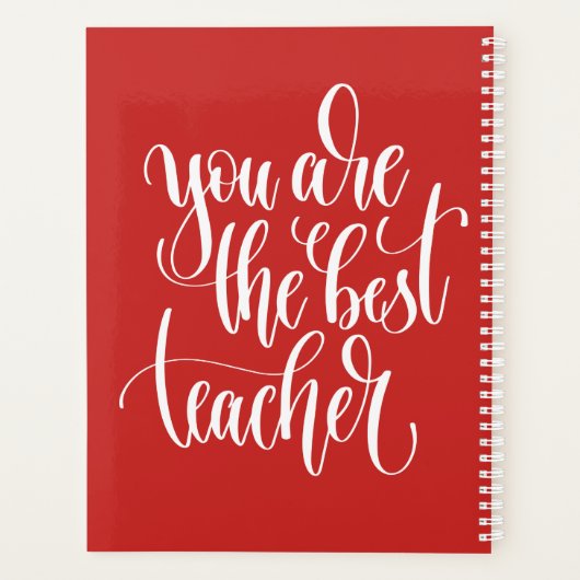 Vous Êtes Le Meilleur Enseignant (Dos)