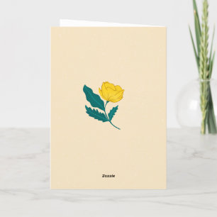 Vous êtes le meilleur Merci floral manuscrit
