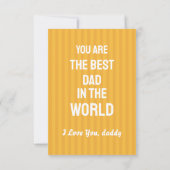 Vous Êtes Le Meilleur Père Du Monde - Carte De Voe (Dos)