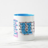 Vous êtes le meilleur vous (Trans Pride) Mug (Centre)
