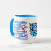 Vous êtes le meilleur vous (Trans Pride) Mug (Devant gauche)