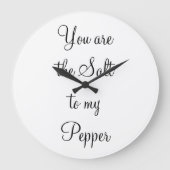 Vous êtes le sel à mon horloge murale poivre (Recto)