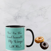 Vous êtes le vent sous mes ailes Mug Turquoise & N