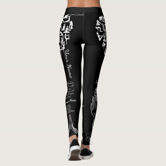 Vous êtes Leggings de Paix par Oomsuum Relaxation© (Dos)