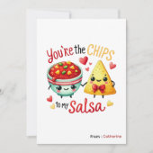 Vous êtes les chips à ma salsa Carte de la Saint-V (Devant)