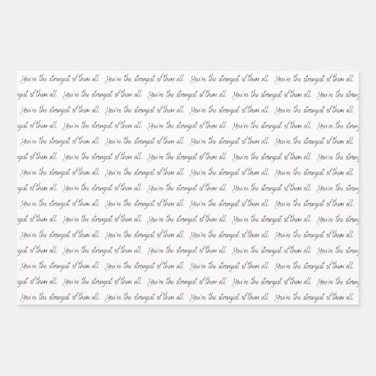 Vous êtes les feuilles de papier les plus solides (Devant 2)