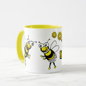 Vous êtes les genoux de l'abeille ! - tasse (Devant gauche)
