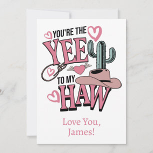Vous êtes l'If de mon Amour Carte de Haw