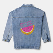 Vous êtes l'un dans la veste Melon Denim (Verso)