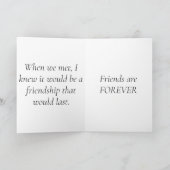 VOUS ÊTES MA BESTIE Carte de voeux pliée 5" x 7" (Intérieur)