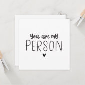 Vous êtes ma carte à plat (Devant/Arrière en situation)