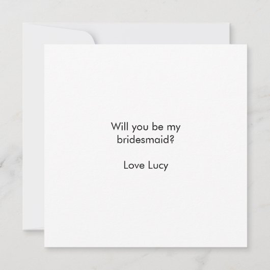 Vous êtes ma carte à plat (Dos)