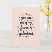 Vous êtes ma carte de galentine préférée (Fleur jaune)