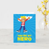 Vous êtes ma carte de héros (Fleur jaune)