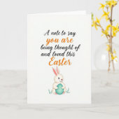 Vous êtes ma carte de Pâques (Fleur jaune)