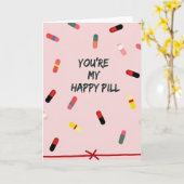 Vous êtes ma carte de pilule heureuse (Fleur jaune)