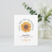 Vous êtes ma carte de Saint-Valentin Sunshine (Debout devant)