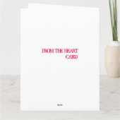 Vous êtes ma carte de voeux de fille préférée (Dos)