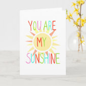 Vous êtes ma carte de voeux de soleil je t'aime ca (Fleur jaune)