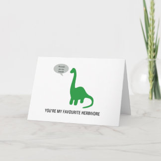 Vous êtes ma carte de vœux d'herbivore préféré VÉG