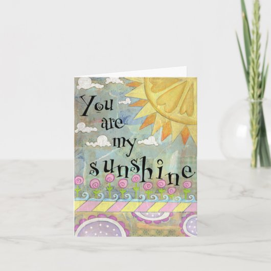 Vous Êtes Ma Carte De Voeux Sunshine (Devant)
