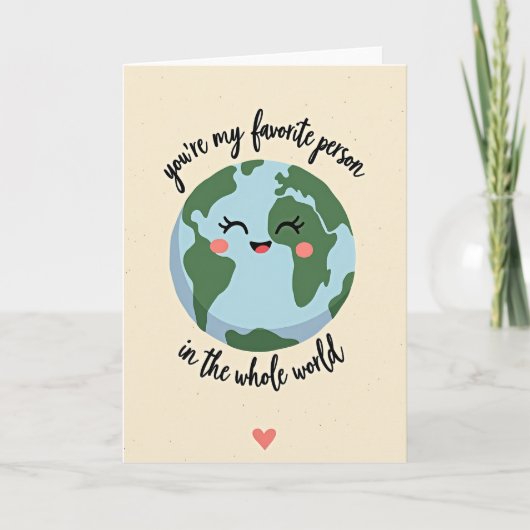 Vous êtes ma carte du monde entier (Devant)