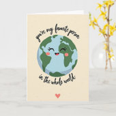 Vous êtes ma carte du monde entier (Fleur jaune)