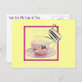 Vous êtes ma carte postale de la Coupe du Thé (Devant / Derrière)