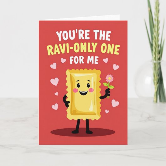 Vous êtes ma carte ravioli unique (Devant)