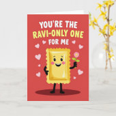 Vous êtes ma carte ravioli unique (Fleur jaune)