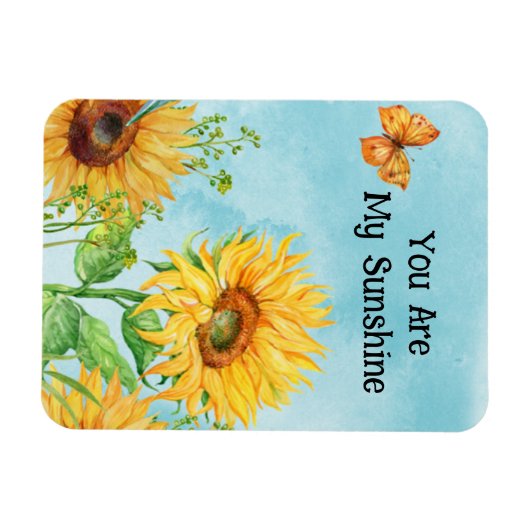 VOUS ÊTES MA MAGNET SUNSHINE SUNLOWER (Horizontal)